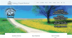 Desktop Screenshot of calvarychapelamistad.org