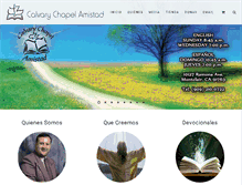 Tablet Screenshot of calvarychapelamistad.org
